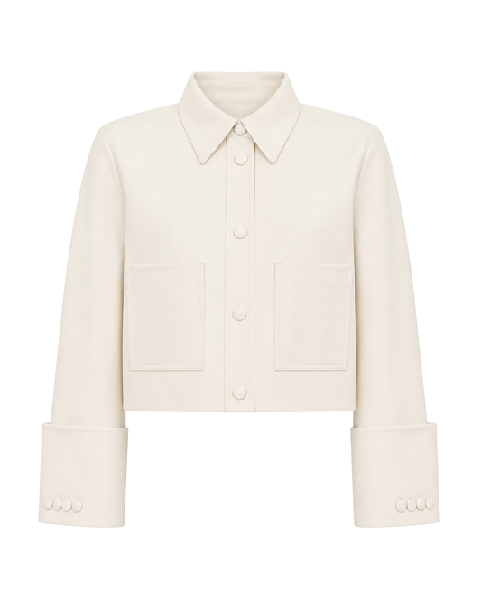 Good American CROPPED JACKET | SOFT SHELL - SOFT SHELL - view 1