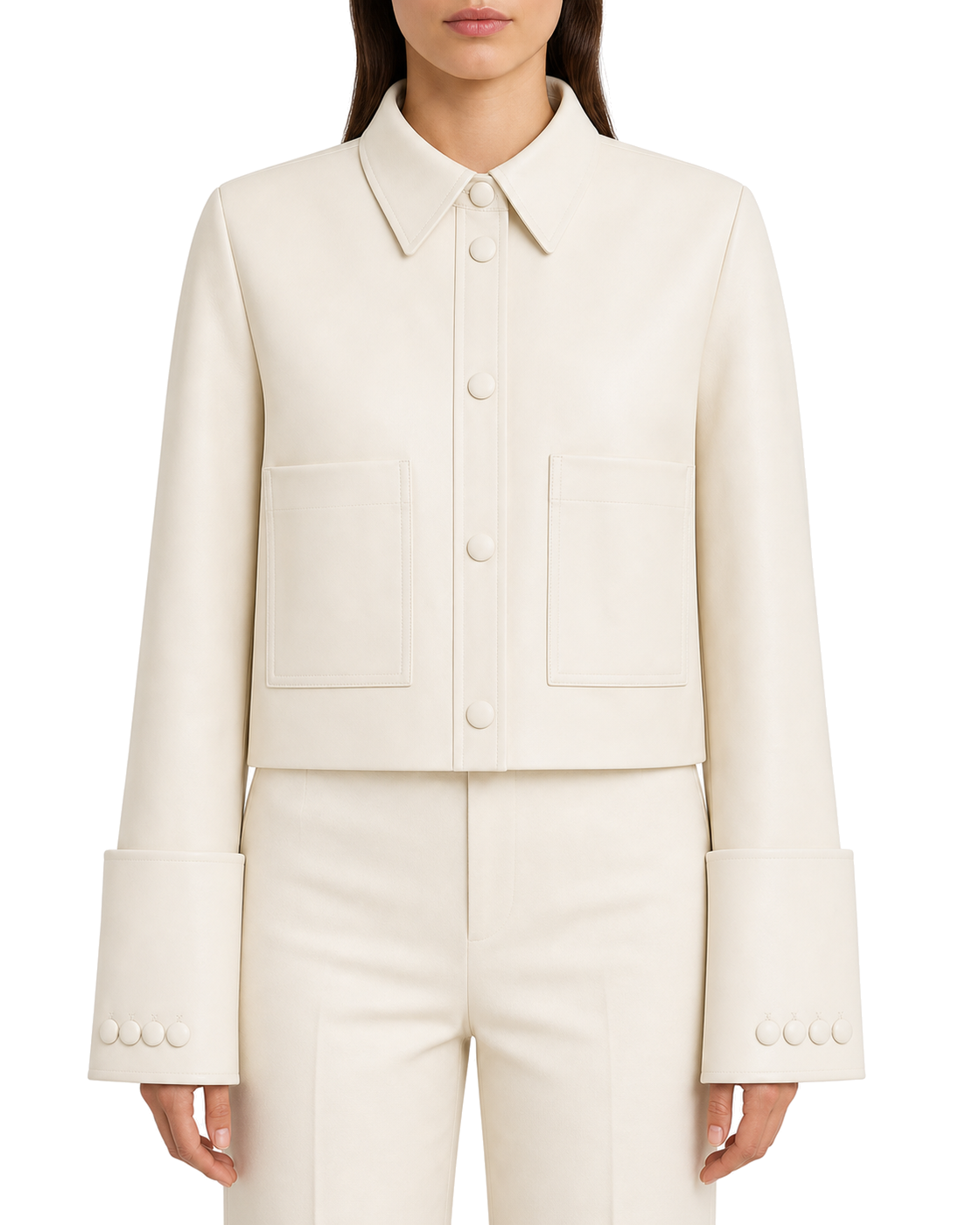 Good American CROPPED JACKET | SOFT SHELL - SOFT SHELL - view 3