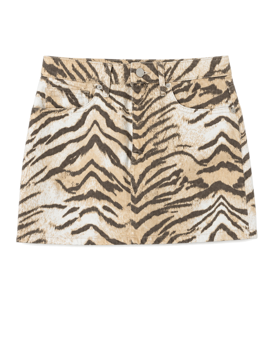 Good American GOOD 90S TIGER MINI SKIRT | BROWN TIGER - view 1