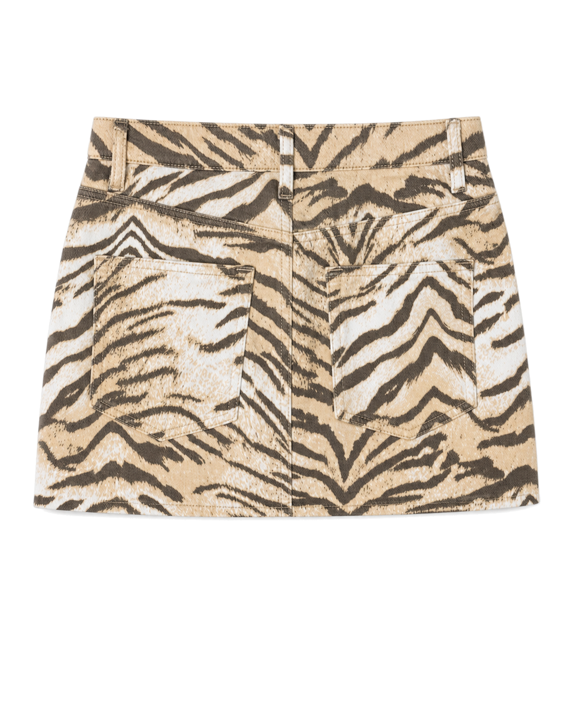 Good American GOOD 90S TIGER MINI SKIRT | BROWN TIGER - view 2