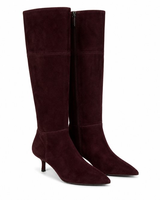 Nine West Kimdee 9X9 Knee DARK RED SUEDE - view 1