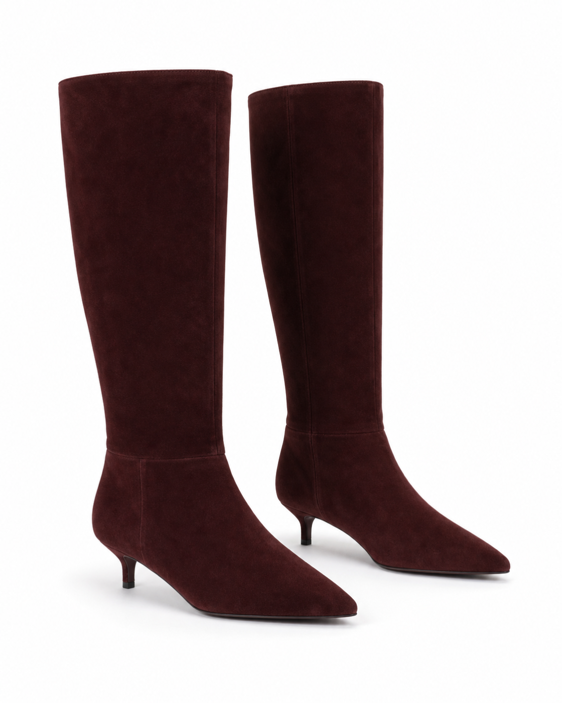 Nine West Kimdee 9X9 Knee DARK RED SUEDE - view 2