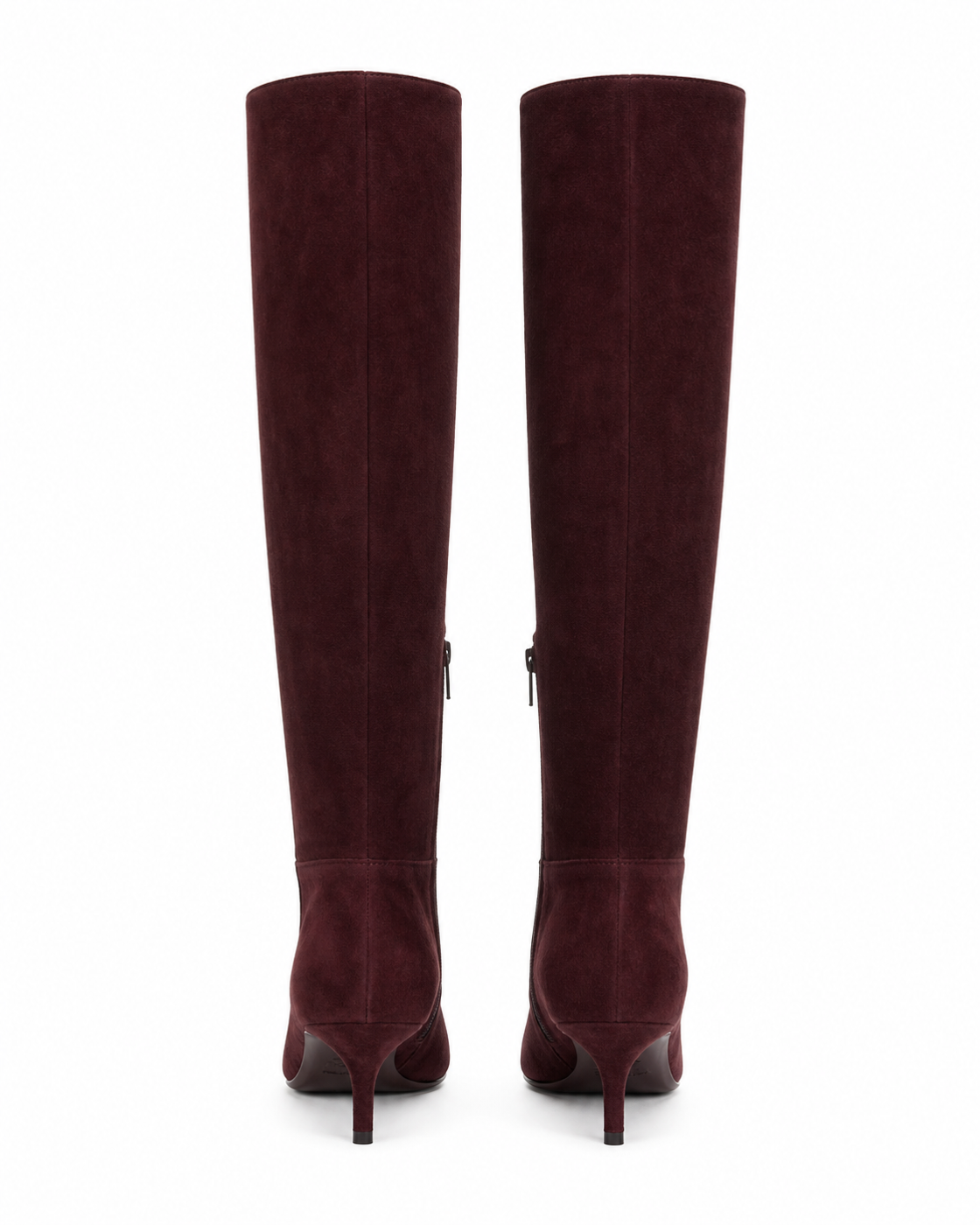 Nine West Kimdee 9X9 Knee DARK RED SUEDE - view 3