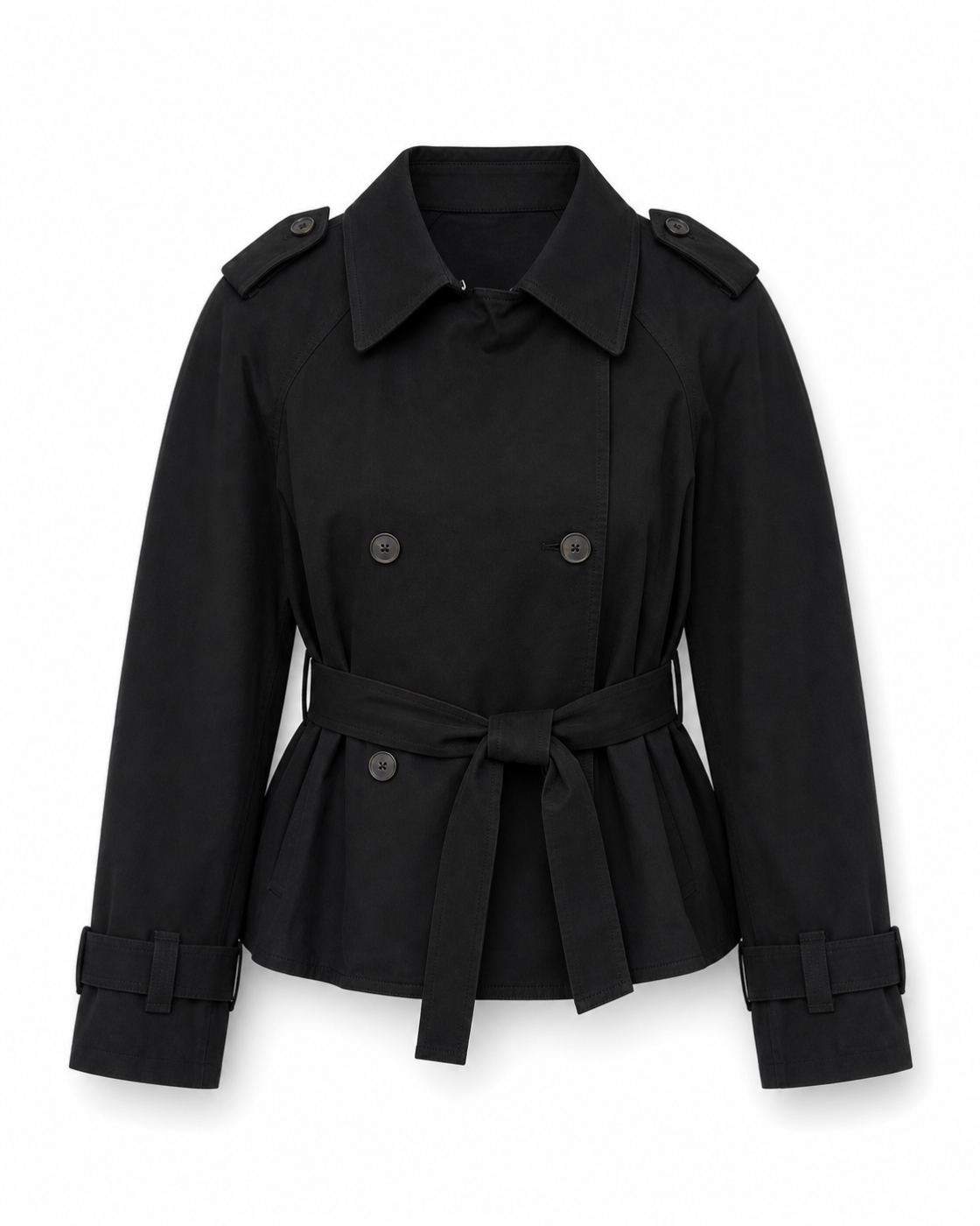Good American CROPPED TRENCH JACKET - view 1