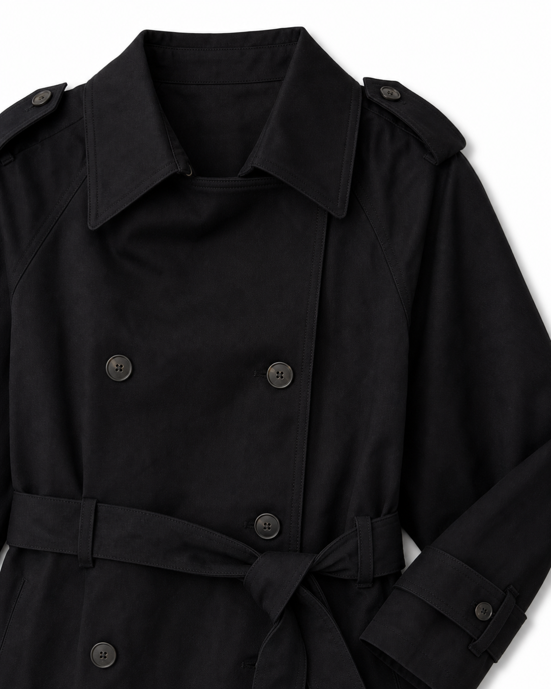 Good American CROPPED TRENCH JACKET - view 3