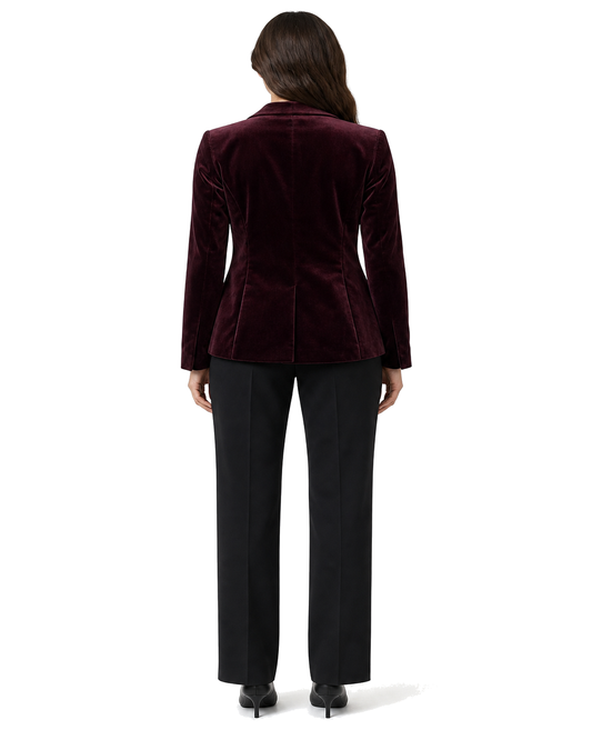Good American VELVET SCULPTED BLAZER - view 2
