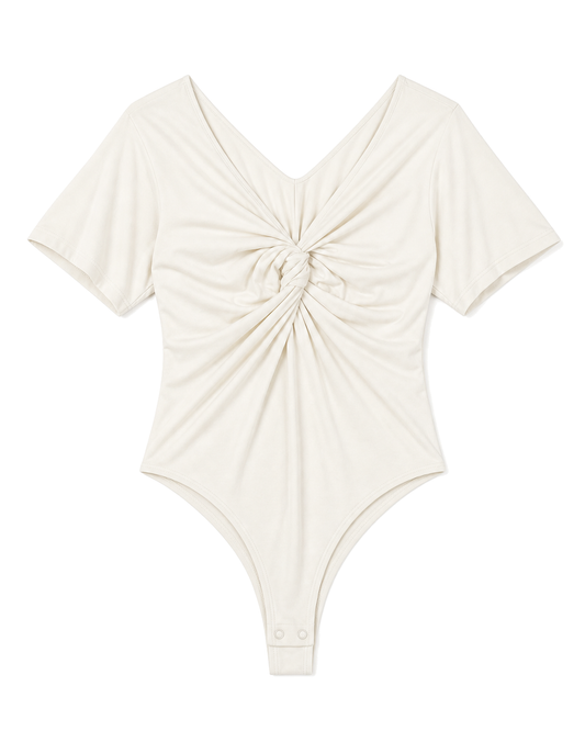 Good American JERSEY TWIST FRONT BODYSUIT - view 1