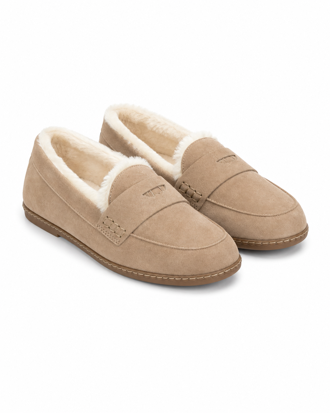 Birdies The Heron Loafer Cozy - Latte Suede - view 1