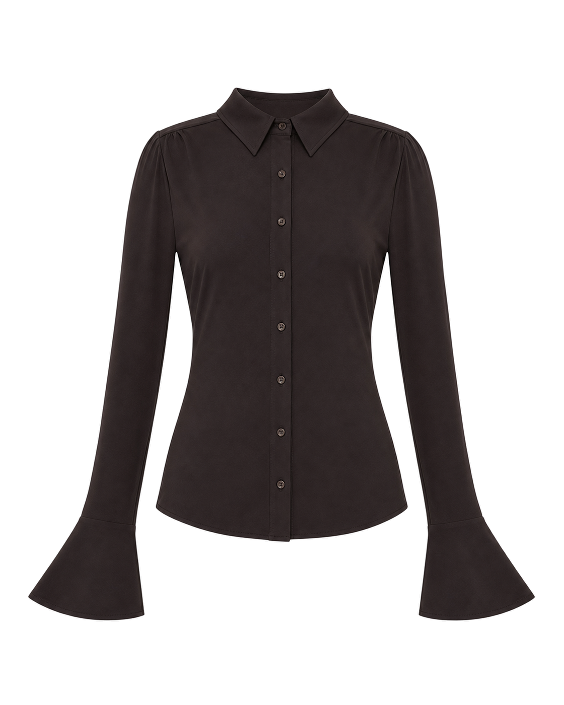 Good American MATTE JERSEY LONG SLEEVE TOP - view 1