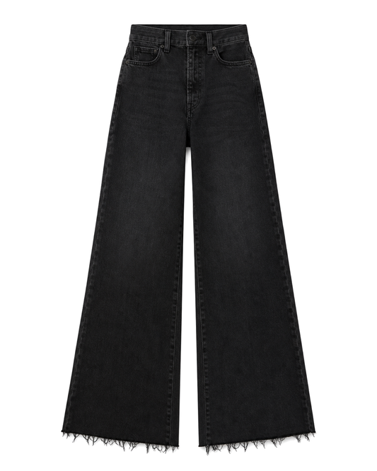 Good American SOFT TECH GOOD WAIST PALAZZO JEANS - view 1