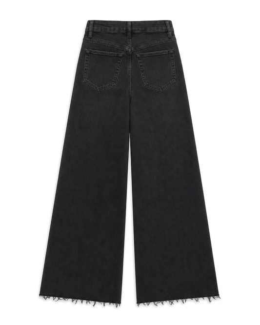 Good American SOFT TECH GOOD WAIST PALAZZO JEANS - view 2