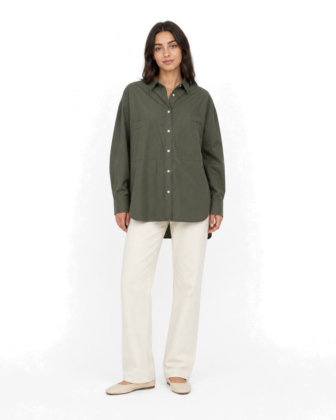 Everlane Green cotton shirt #streetwear - view 3