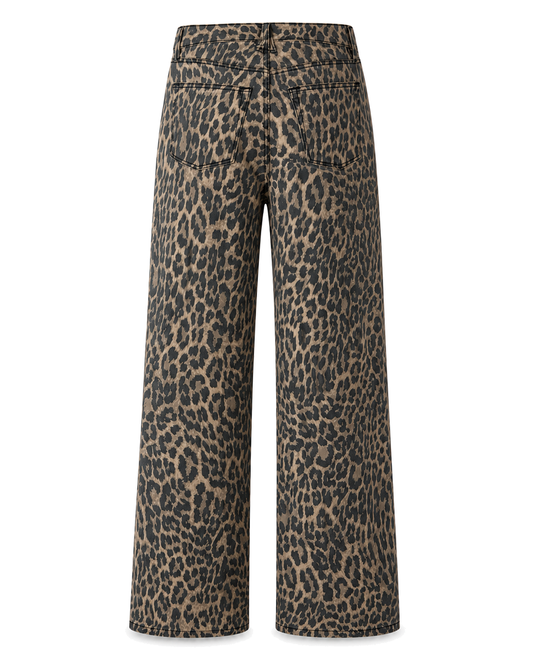 Good American GOOD EASE LEOPARD JEANS | LUCKY LEOPAR - view 2