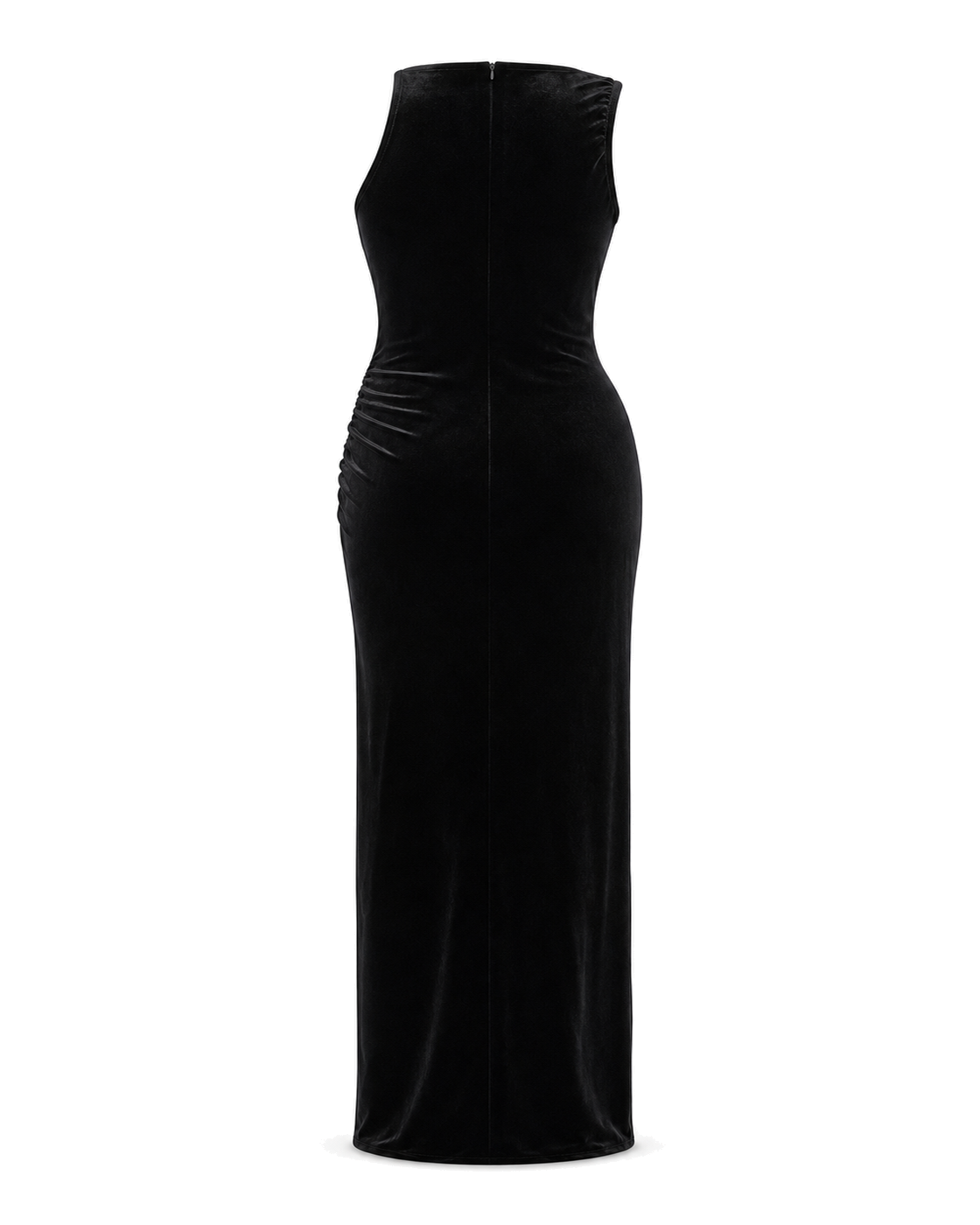 Good American VELVET HIGH NECK MAXI DRESS - view 2