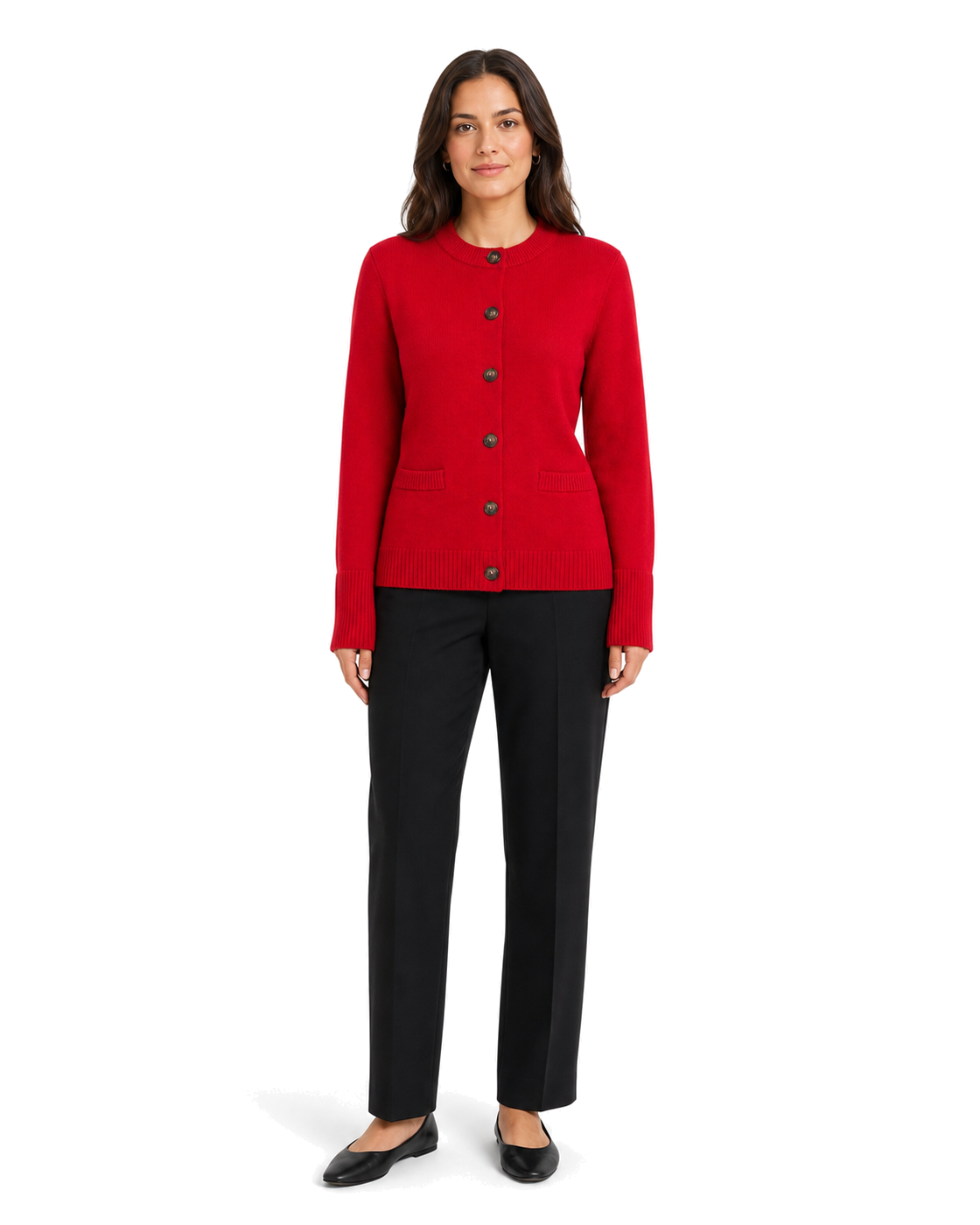 Good American BUTTON FRONT KNIT CARDIGAN - view 3