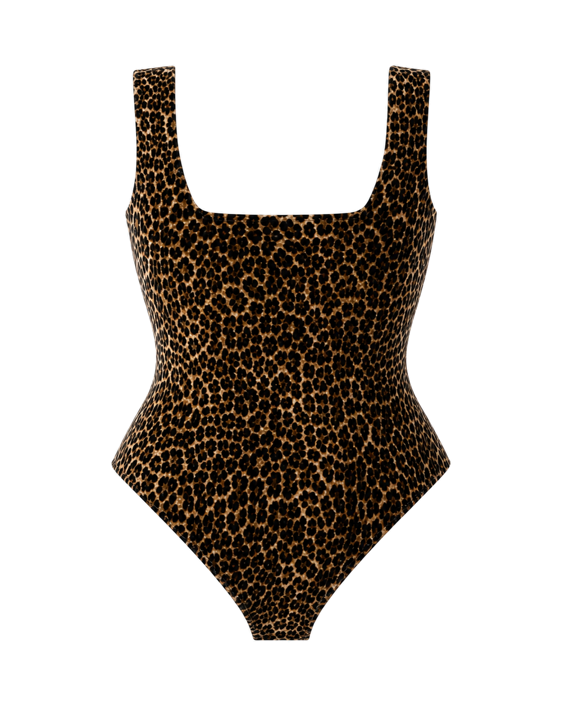 Good American VELVET MODERN TANK BODYSUIT | MINI LUCKY LEOPARD - view 2