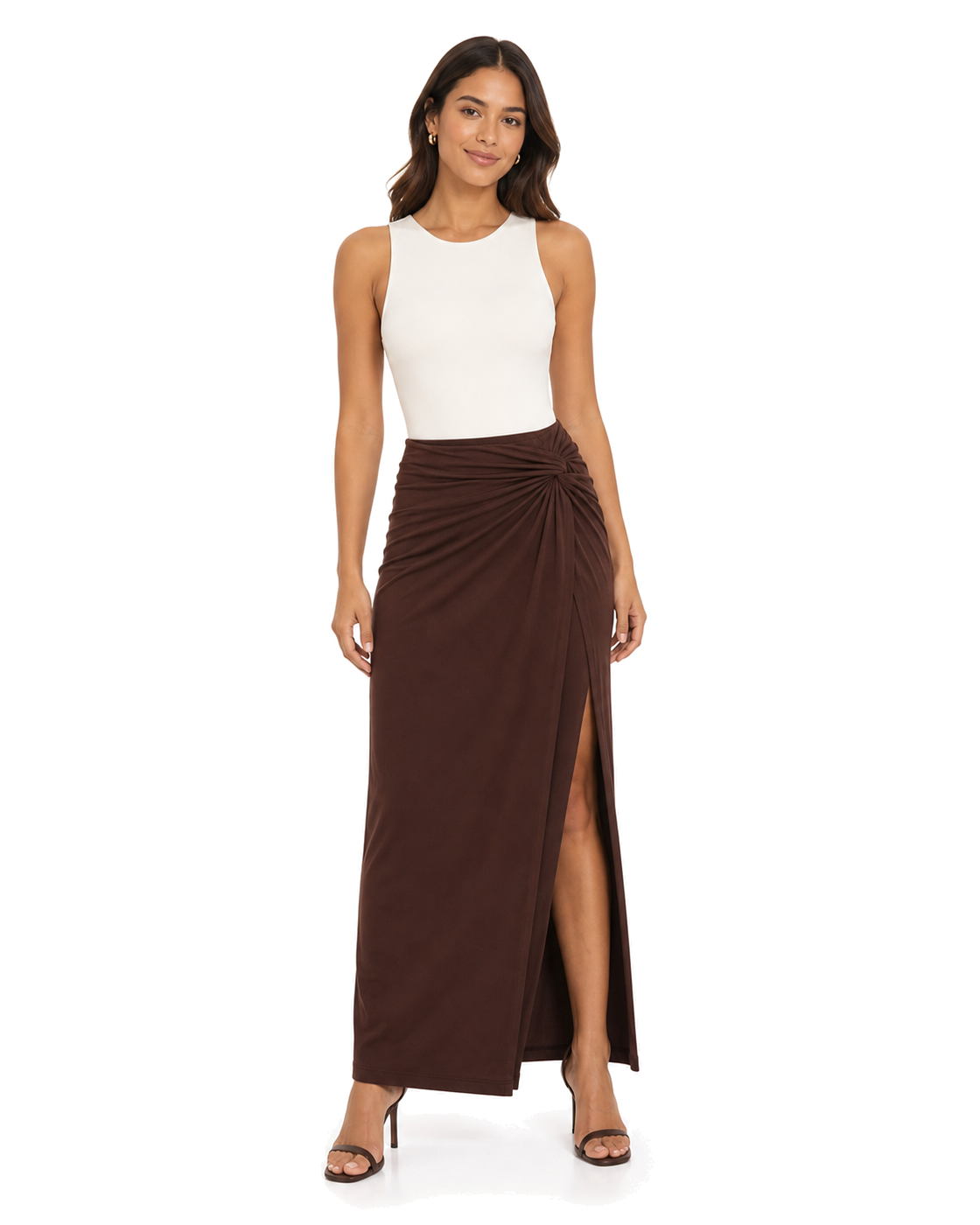 Bayse ADRIANA SKIRT - CHOCOLATE - view 3