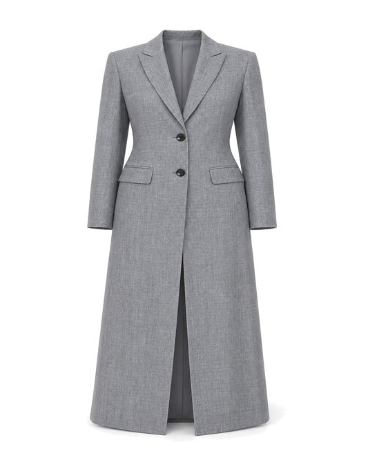 Bayse VALERIA COAT - FOG GREY - view 1