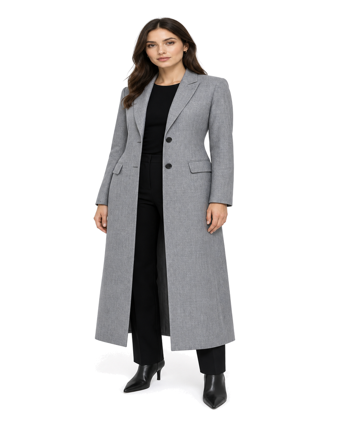 Bayse VALERIA COAT - FOG GREY - view 3