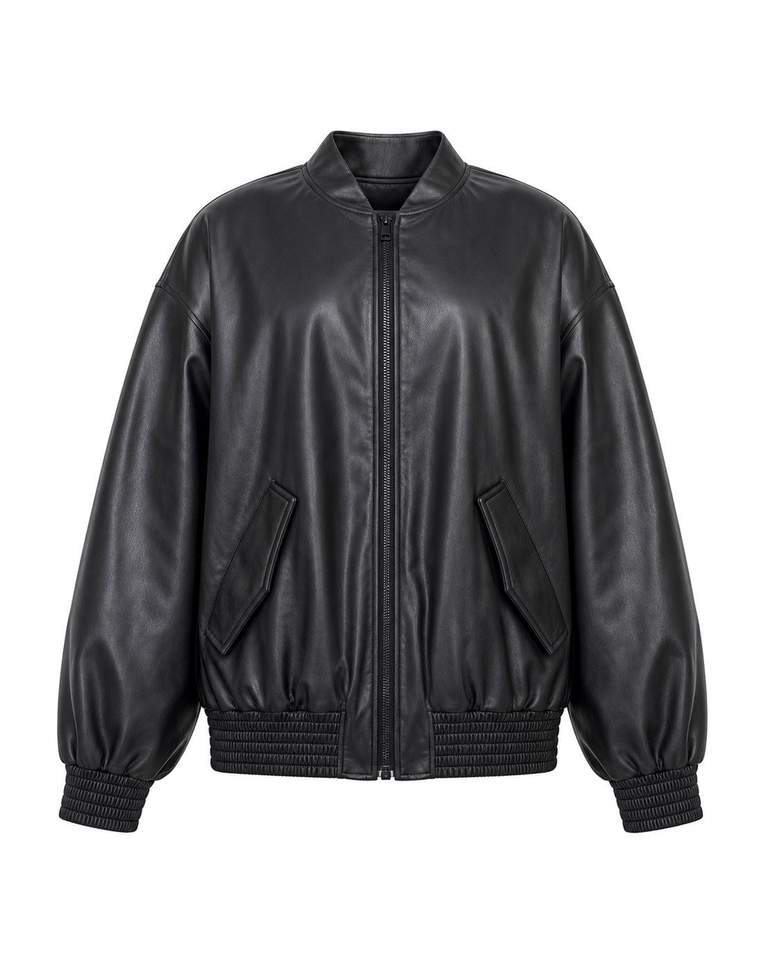 Bayse SELENE OVER SIZED BOMBER JACKET - BLACK - view 1