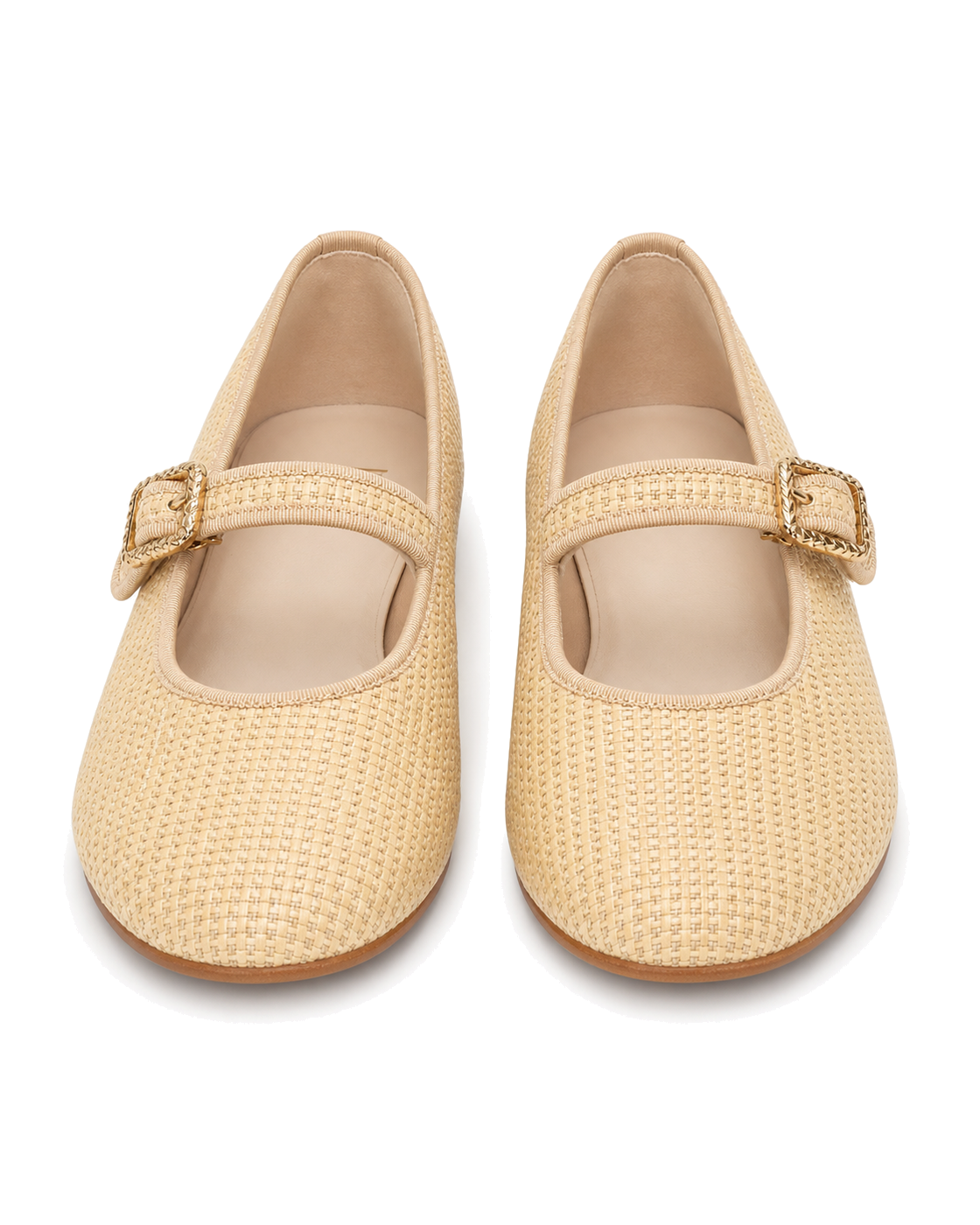 Dolce Vita Relan Ballet Flats Lt Natural Raffia - view 1