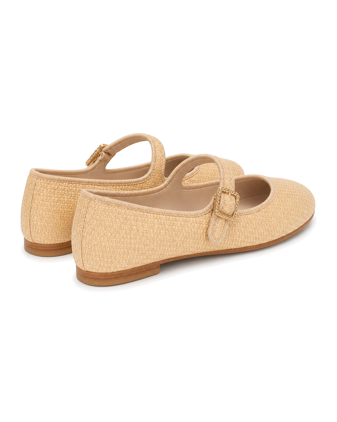 Dolce Vita Relan Ballet Flats Lt Natural Raffia - view 3