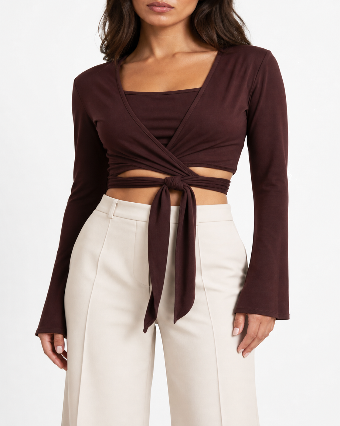 Bayse ADRIANA TOP - CHOCOLATE - view 3