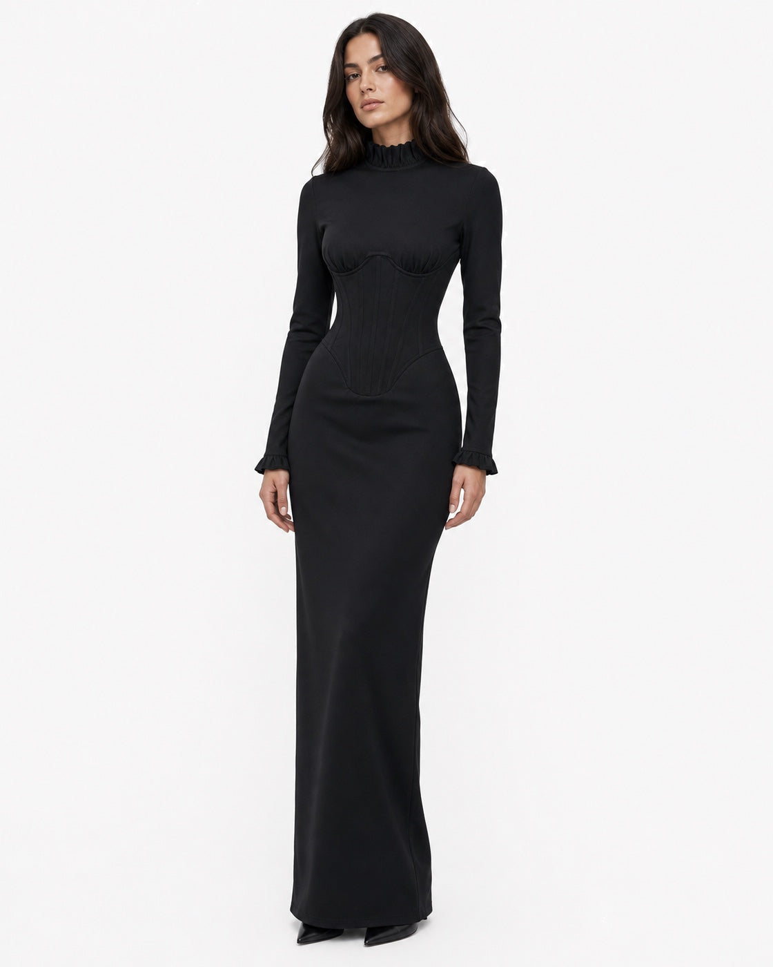 KHY Long Sleeve Corset Dress - view 3