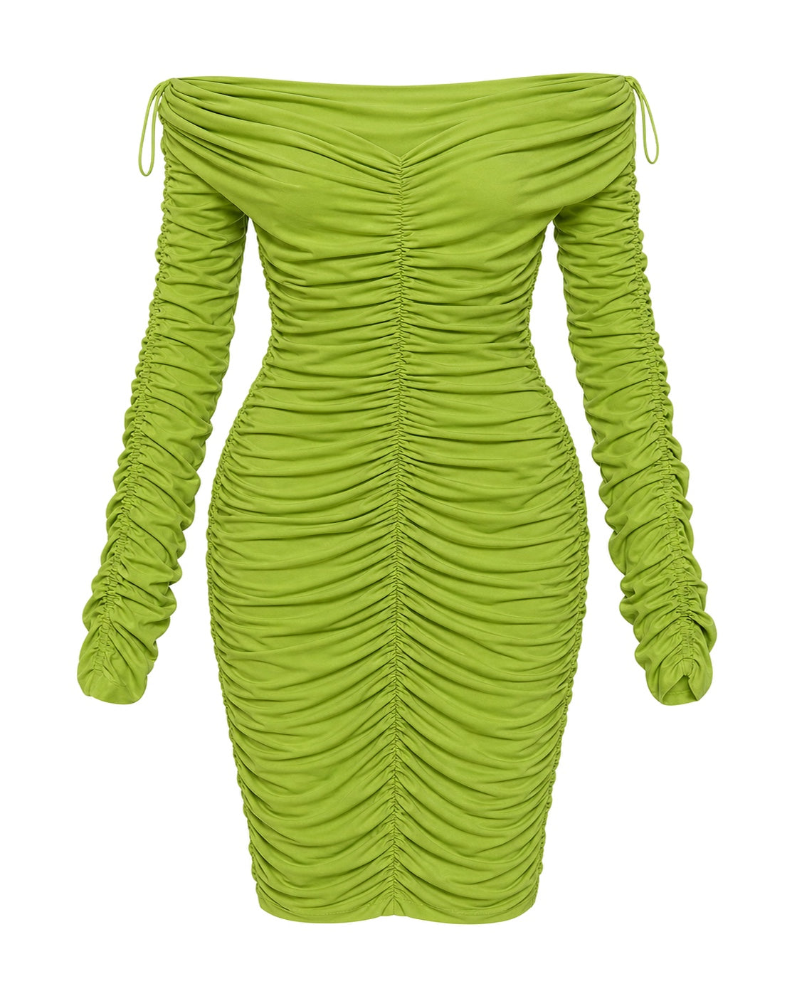 KHY Off shoulder ruched dress - view 1