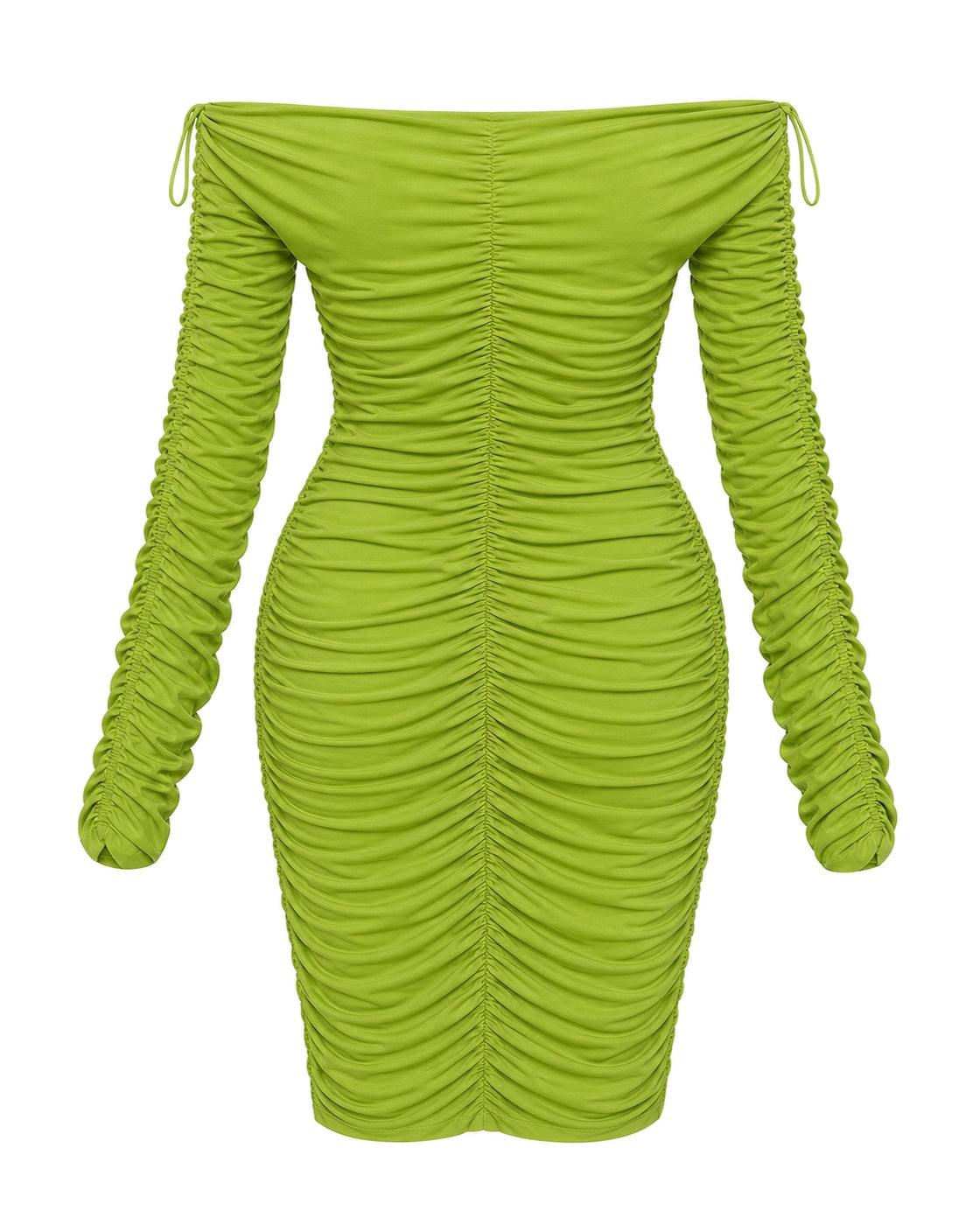 KHY Off shoulder ruched dress - view 2
