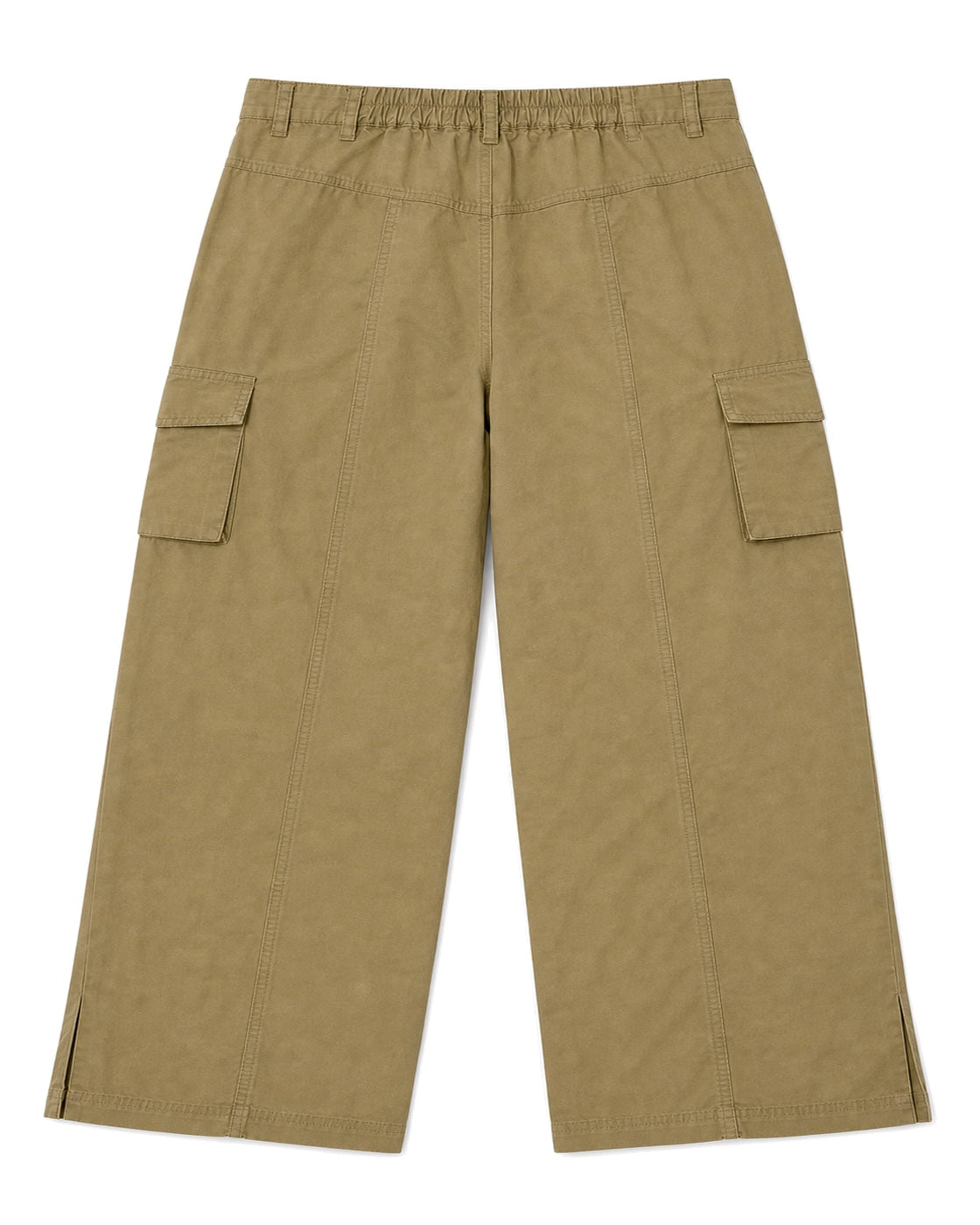 Tan and brown cargo pants - view 2
