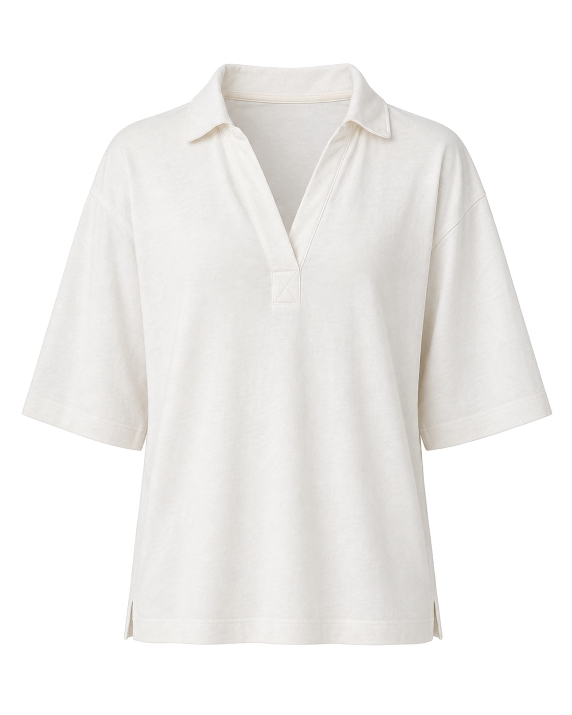 Everlane White cotton polo shirt - view 1